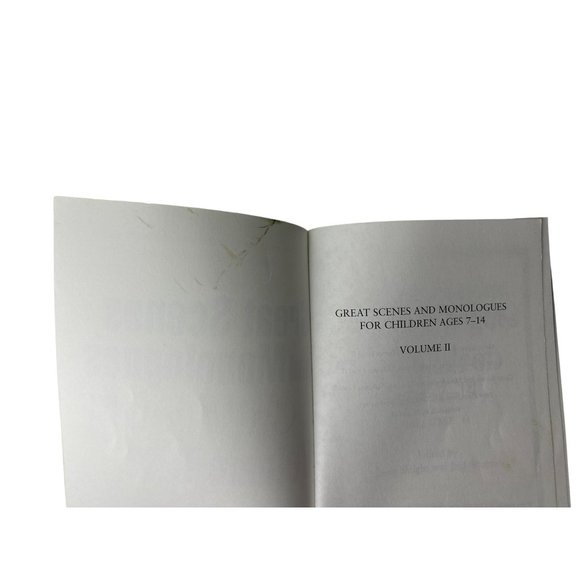 Great Scenes and Monologues for Children Ages 7-14, Volume 2, By Craig Slaight & - Picture 5 of 5